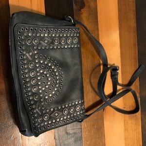 Authentic black Patricia Nash crossbody